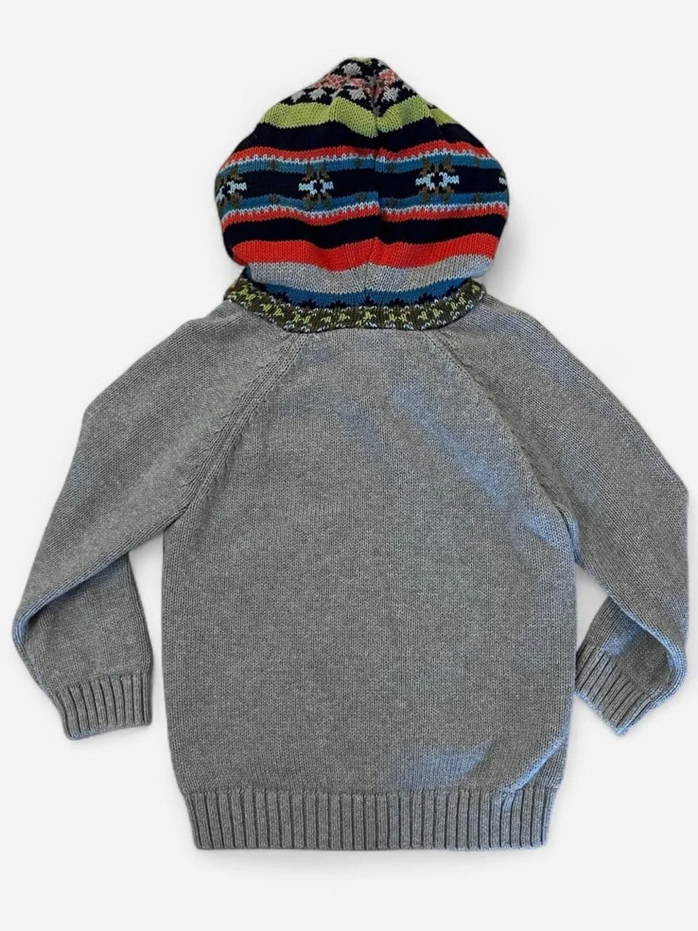 Gymboree Fair Isle Hooded Sweater Cardigan